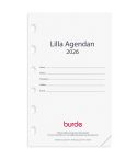 Burde Kalender Compact Lilla Agendan 2026 kalendersats