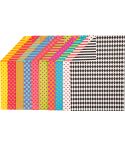 Creativ Company Kartong mönstrad mix 250g 20/fp