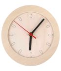 Creativ Company Klocka med träram 15 cm plywood