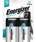 Energizer Batteri Max Plus Alk D LR20 2p