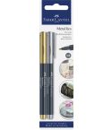 Faber Castell Märkpennor Faber metallic 2/fp