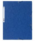 Exacompta Snoddmapp A4 3-klaff blå