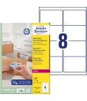 Avery Etikett L7165B-100 99,1x67,7mm 800/fp