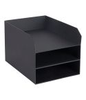 Bigso Brevkorg Tray 3-fack grå