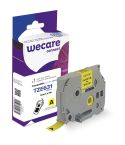Wecare Märkband TZe svart/gul 12 mm 8 Meter