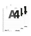 Niceday Kollegieblock A4 60g linjerat 3/fp