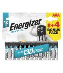 Energizer Batteri Max Plus Alkaliskt AAA LR03 12-pack