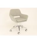 Lotus Konferensstol grå/krom hjul