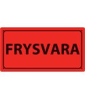 RL Varningsetikett Frysvara 1000/