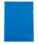 Mapp A4 PP 0,18 blå 100/fp