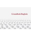Burde Grundbok Dagbok A4L