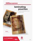 Lamineringsfickor A4 75 mikron 100 st/fp - ytterligare vy