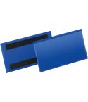 Durable Etiketthållare 150x67 blå 50/f