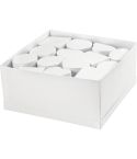 Creativ Company Pappask vit 10-12cm h5cm 27/fp