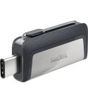 SanDisk USB C-A minne 3.1 64GB Svart/Silver