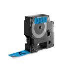 Dymo Märkband D1 svart/blå 19 mm