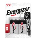 Energizer Batteri Alk 9V 6LR61 2p
