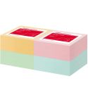Notis 76x76mm pastell
