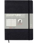 Leuchtturm Anteckningsbok A5 soft linjerad svart