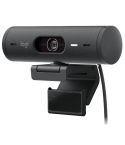 Logitech Webbkamera Brio 500 full HD grafitgrå