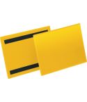 Durable Plastficka A5L magnet gul 50/f