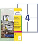 Avery Etikett L4774 99,1x139mm 80/fp