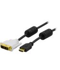 Deltaco HDMI ha-DVI-D Sing Link ha 2 Meter Svart