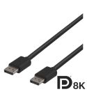 Deltaco Kabel DisplayPort 1.4 3 m svart