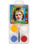 No Brand Ansiktsfärg Clown mix färg