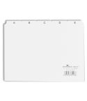 Durable Ledkort A5L vit A-Z