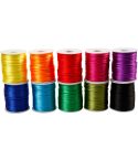 Creativ Company Satinsnören 2mmx50m mix 10/fp