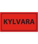 RL Varningsetikett Kylvara 1000/