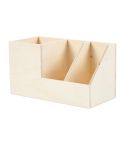 Creativ Company Pennställ plywood 3-fack 20x9,5x11cm