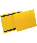 Durable Plastficka A4L magnet gul 50/f
