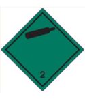 RL Farligt gods-etiketter 2.2 Non Flammable Gas 250 st/rulle