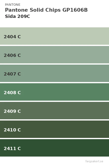 Ersättningsblad GP1606B - 209C