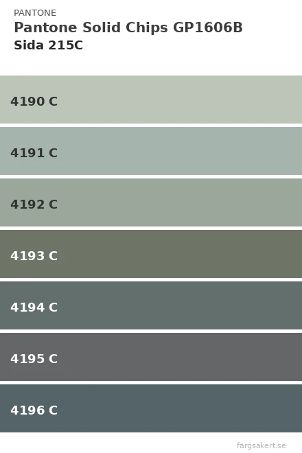 Ersättningsblad GP1606B - 215C
